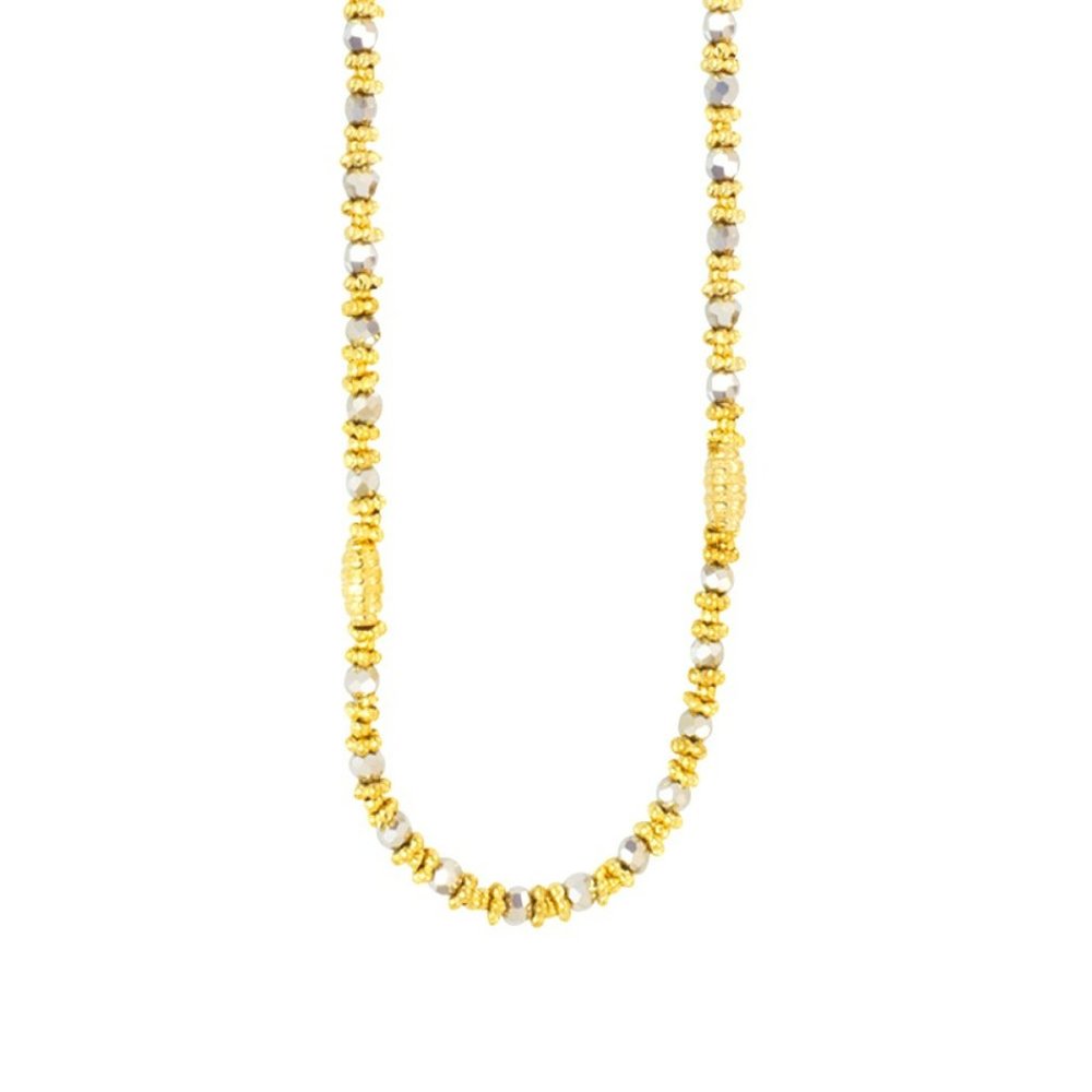 Gold plated Indian mangal sutra necklace